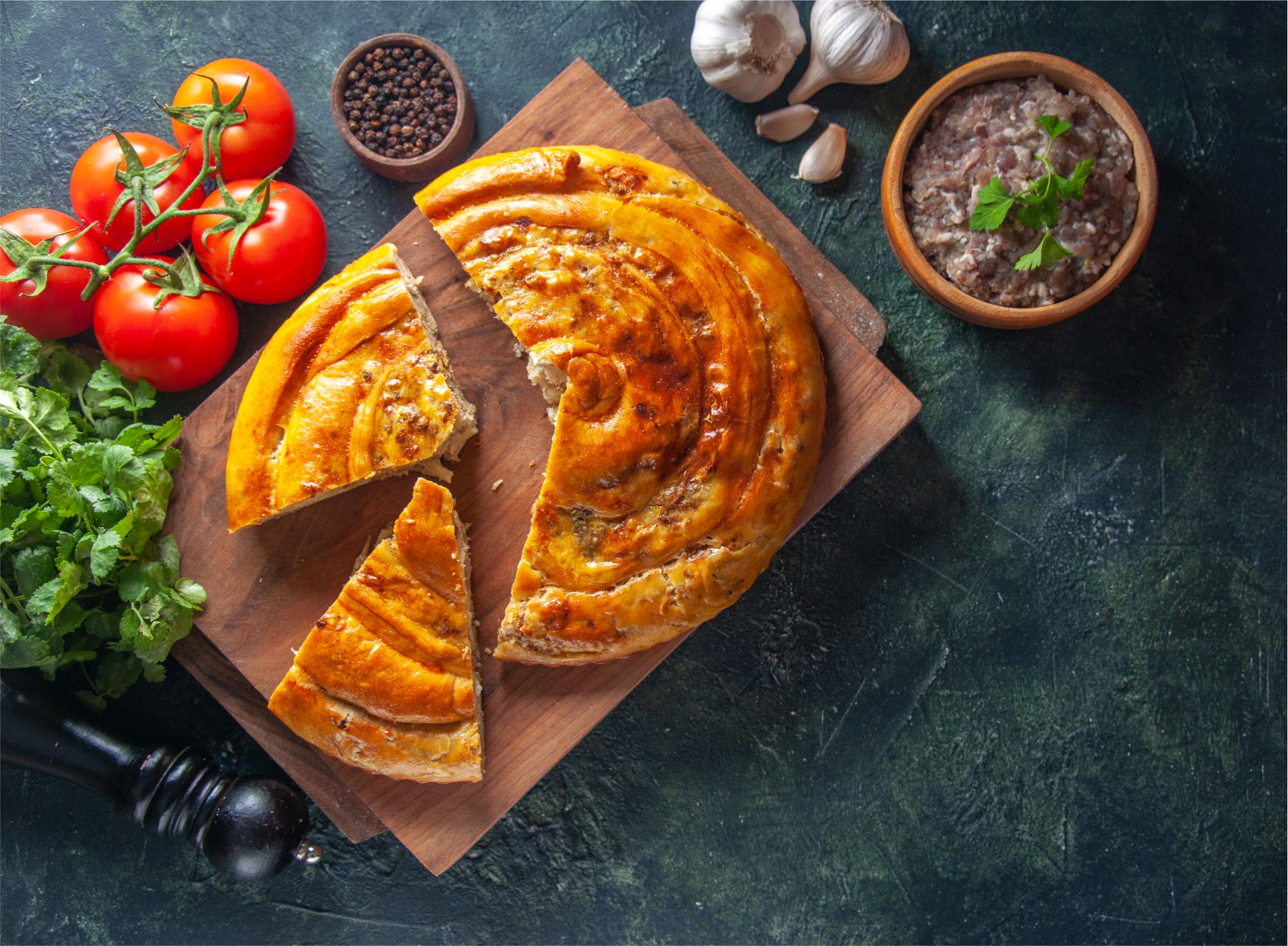 Frisch gebackener Börek